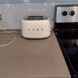 SMEG RETRO 2 SLICE TOASTER-WHITE